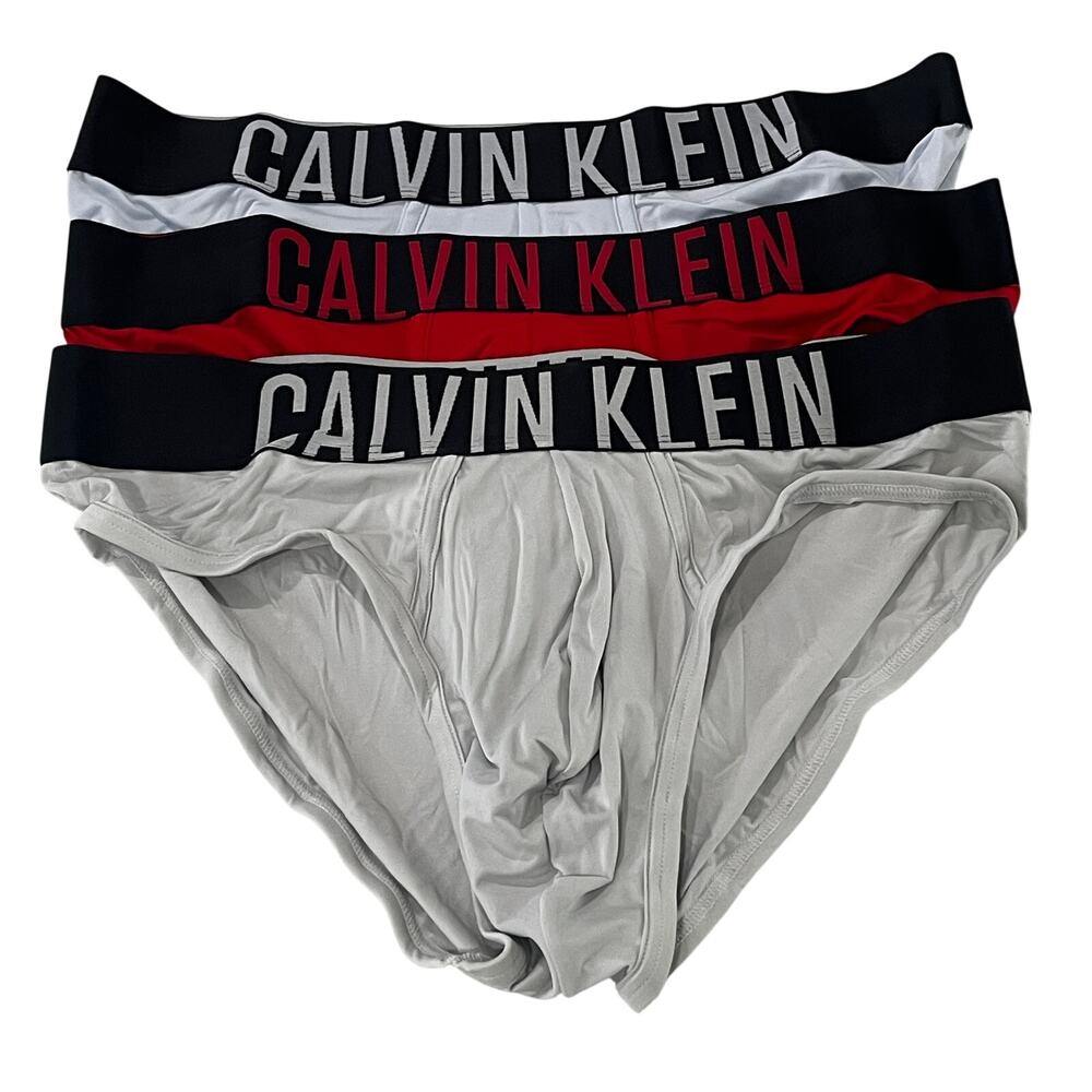 15-40 CALVIN KLEIN Men's 3PACK Microfiber Stretch Hip Brief Intense Power XL